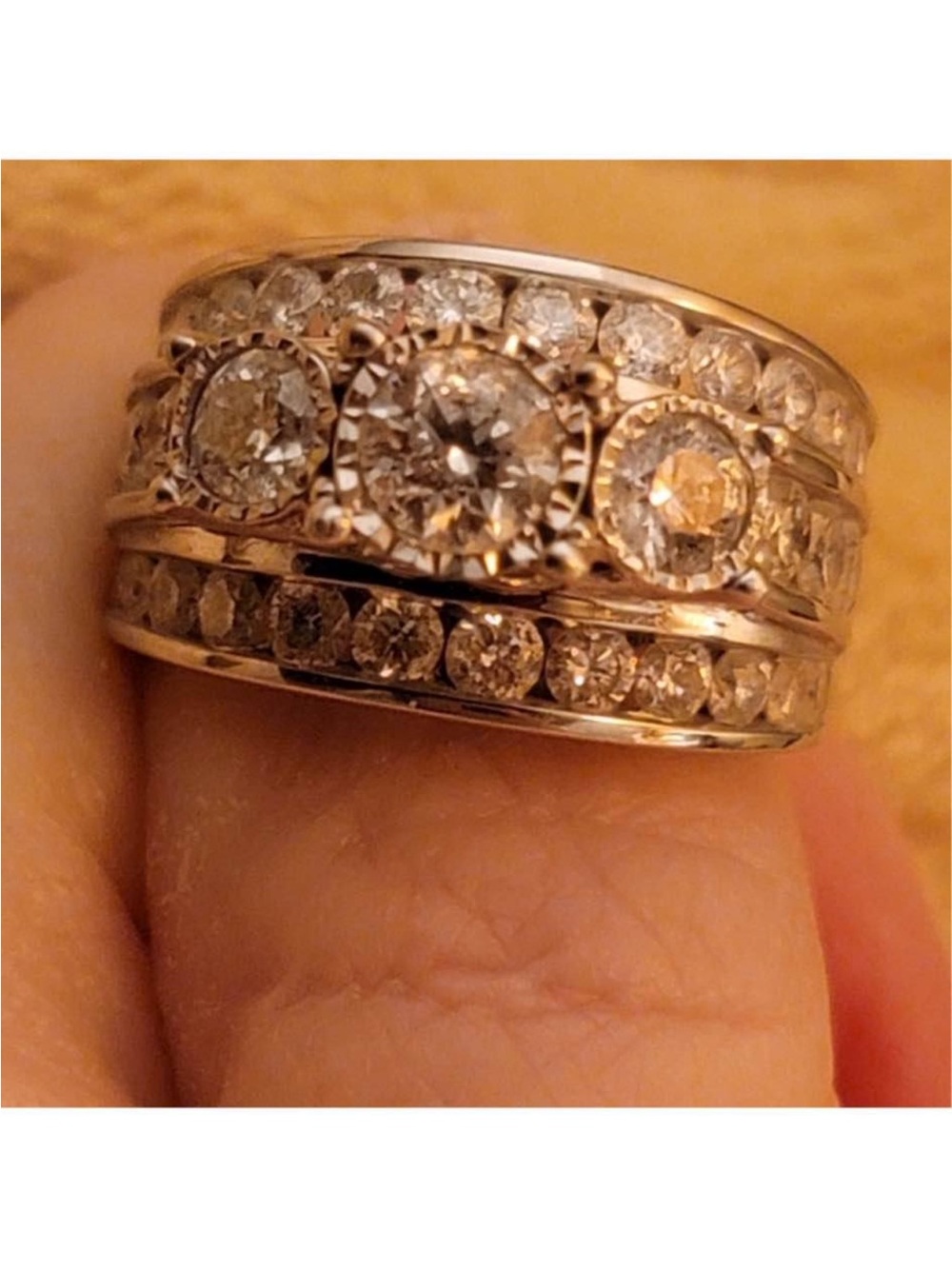 4ct Zales diamond ring
